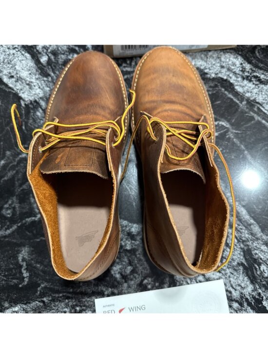 RED WING WEEKENDER CHUKKA IN COPPER ROUGH & TOUGH LEATHER 3622 NIB main image 6